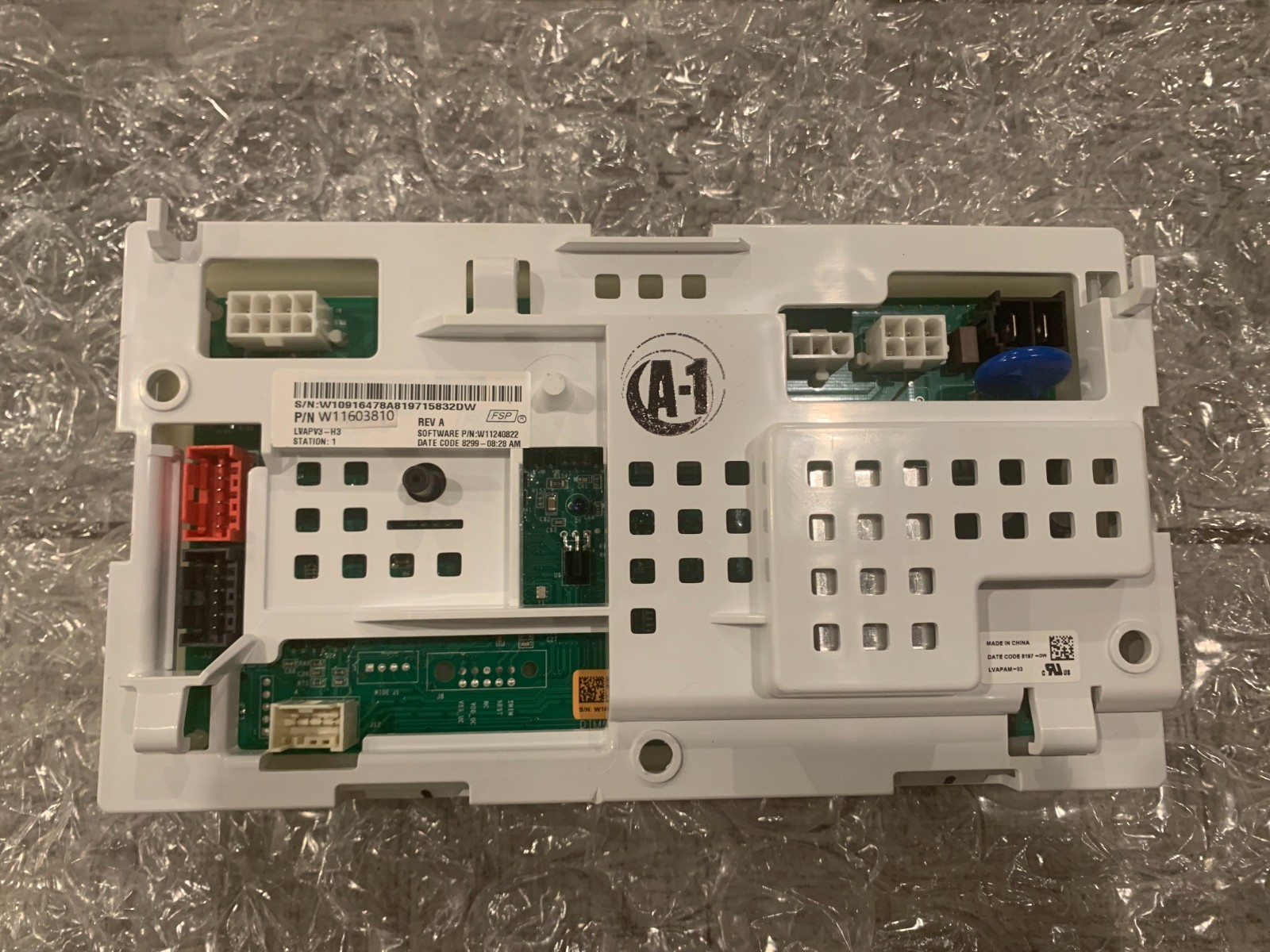 DEFECTIVE Whirlpool W11603810 Washer Control Board W11240822 Parts Repair gallery
