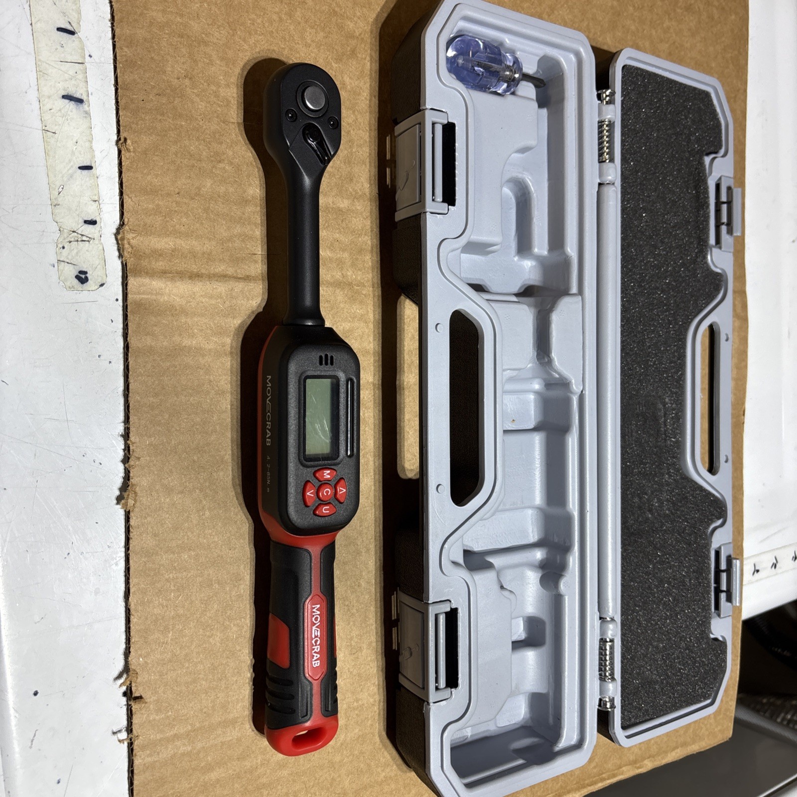 MOVECRAB Digital Torque Wrench 3/8 Drive, 3-62.6 Ft.lb/4.2-85 N.m | ±2 Torque... gallery