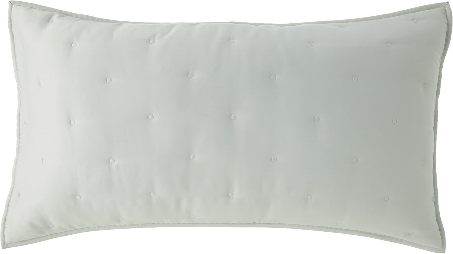 Recycled Polyester & Cotton Blend Quilted Sham King 20x36 inch/50x90 cm Pale gallery