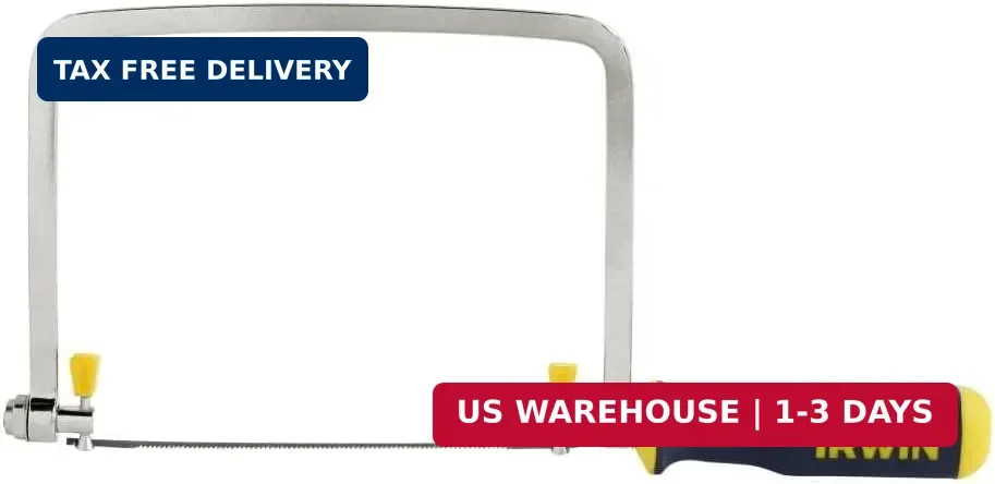 IRWIN Tools ProTouch Coping Saw (2014400), Blue & Yellow
