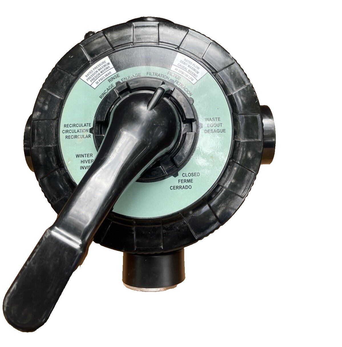 Multi Port Pool Valve Waste Closed Winter Backwash Recirc Rinse Filter *Read* gallery