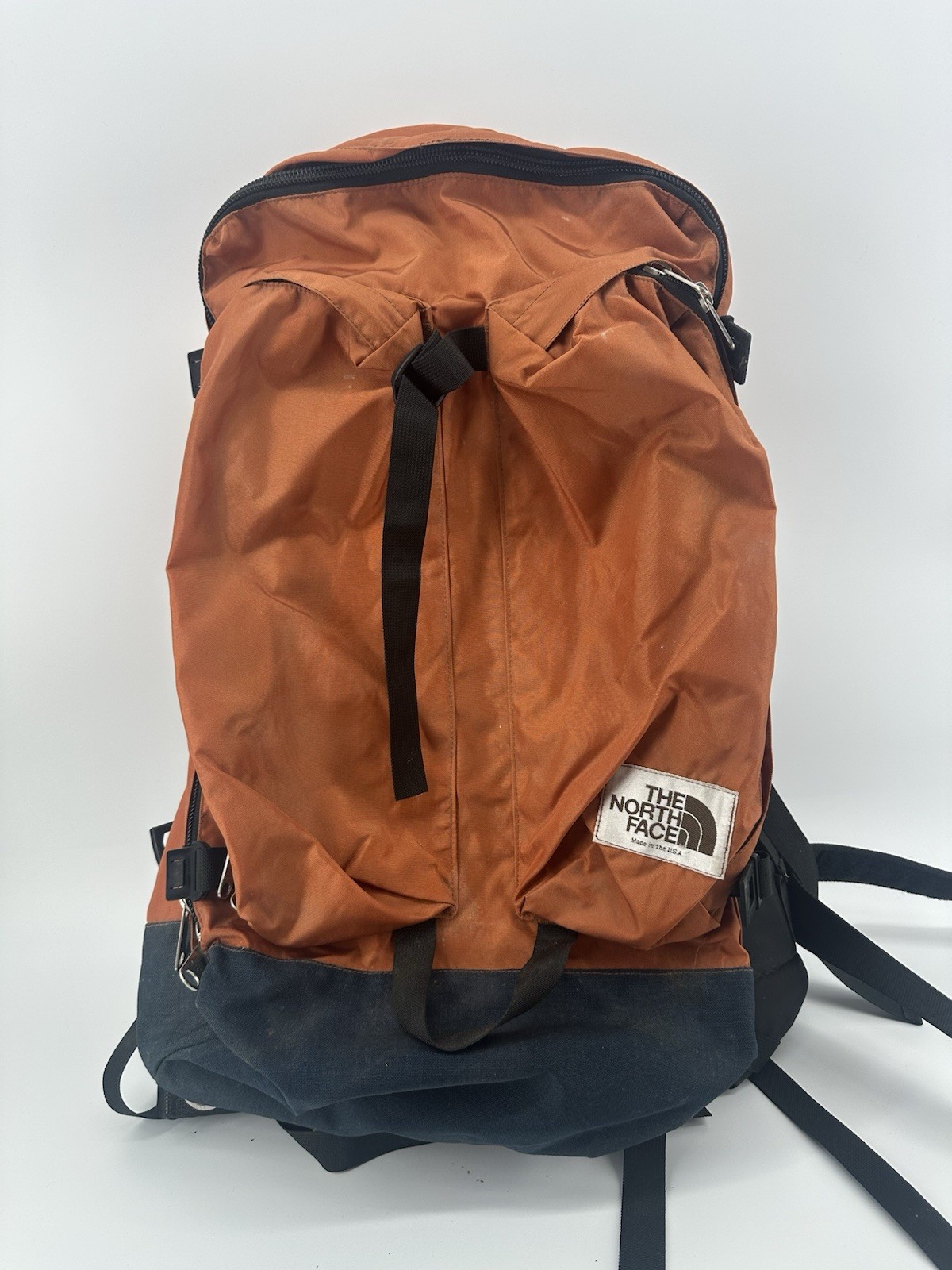 The North Face Hiking Backpack Orange/Black Adjustable Straps