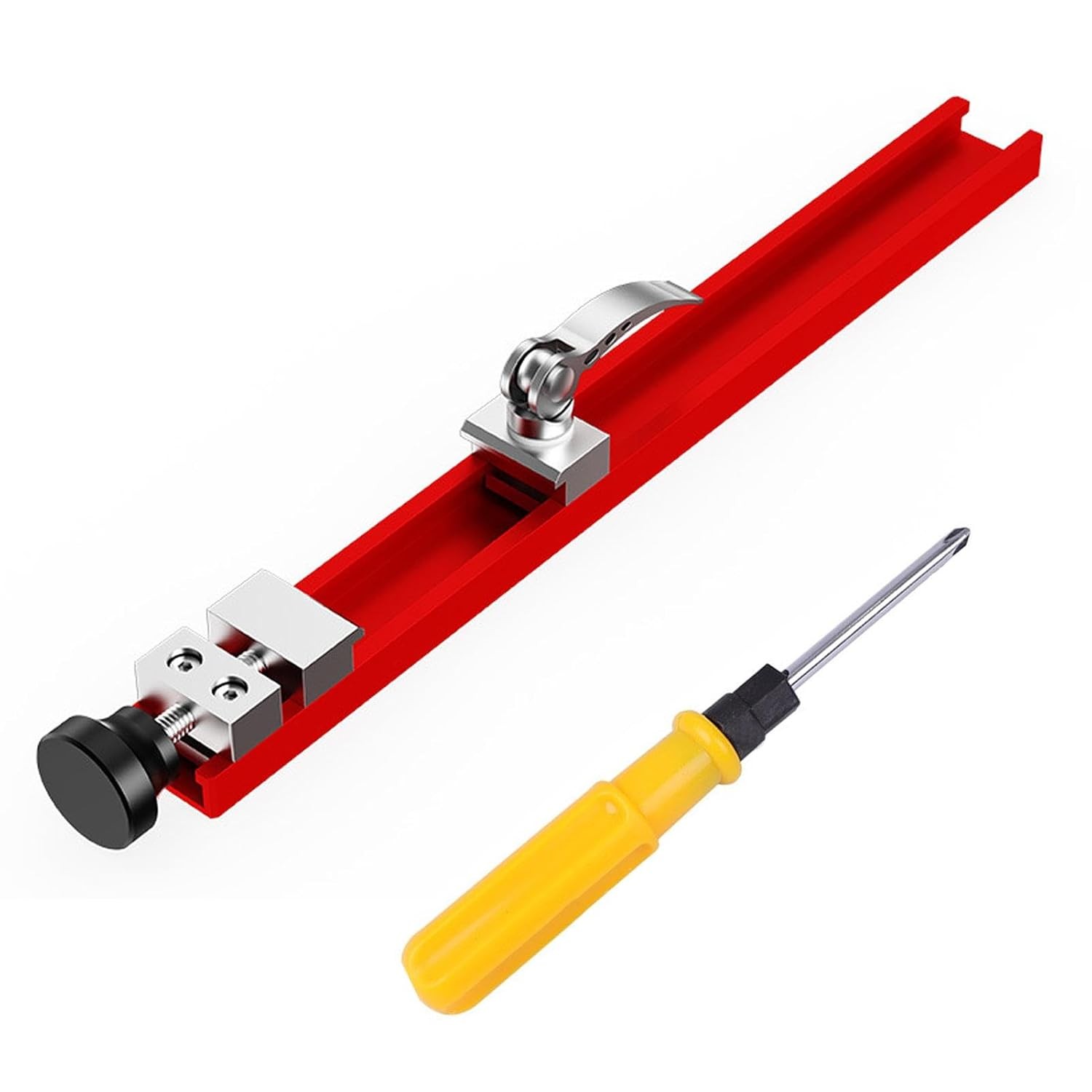 12" Aluminum Precision Adjustable Circular Saw Guide Rail Saw Base Fits gallery
