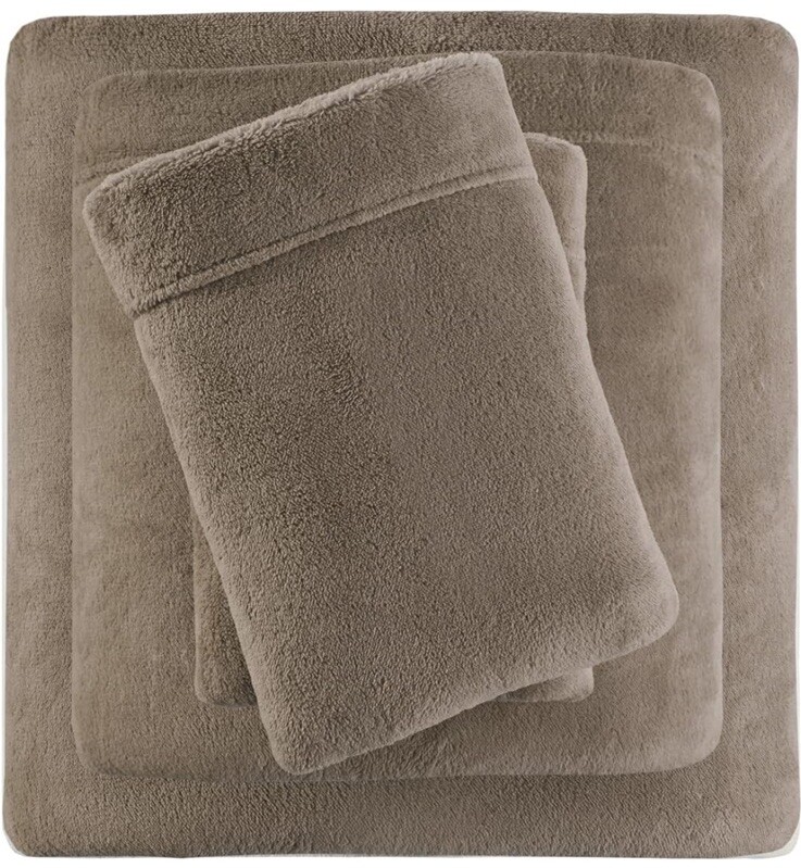 Sleep Philosophy True North Soloft Plush Bed Sheet Set, Wrinkle Resistant, Wa... gallery