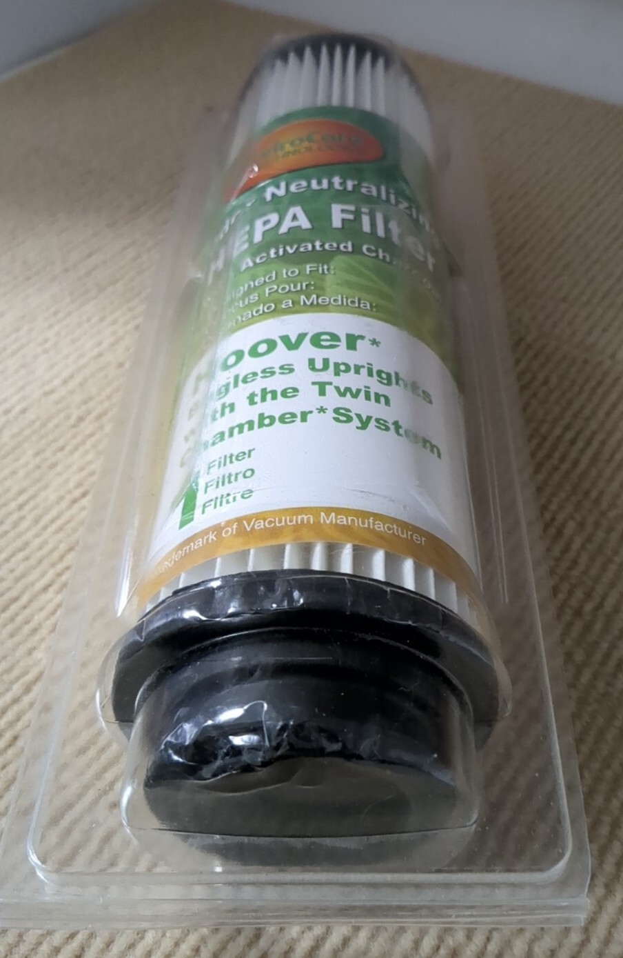 Hoover HEPA Filter for Bagless Uprights with Twin Chamber System 923 gallery