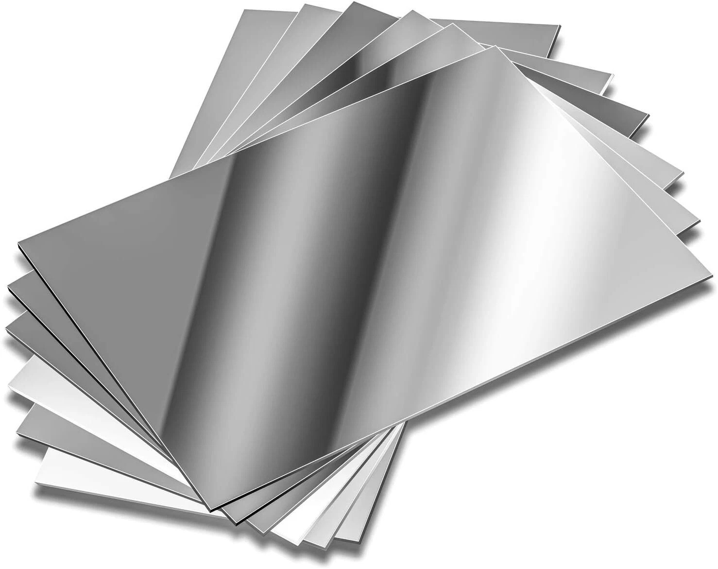12 Pack Mirrors Plastic Mirror Decor Flexible Mirror Sheets Self Adhesive Mirror gallery