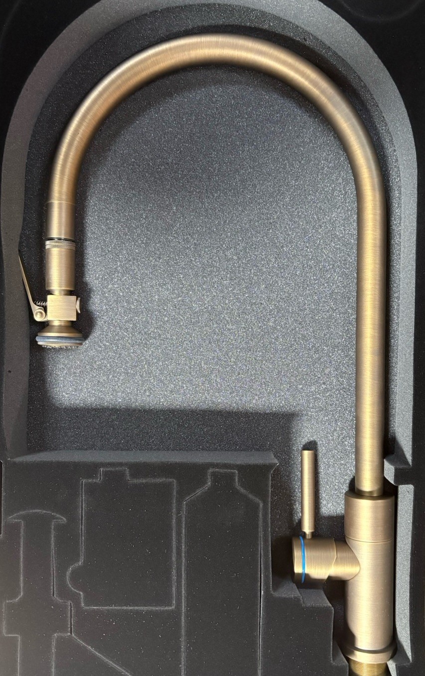 Waterstone Faucets 9750-MAB Extended Reach Pulldown Faucet - Matte Antique Brass gallery
