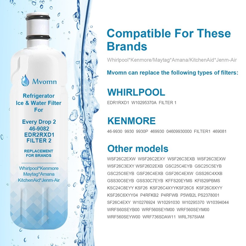 3 PackS Kenmore 9082 Replacement Refrigerator Water Filter for 469082 9903 USA gallery