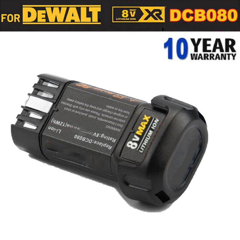 2Pack 8V MAX Replacement Battery Compatible with DEWALT DCB080 DCF680N1 gallery