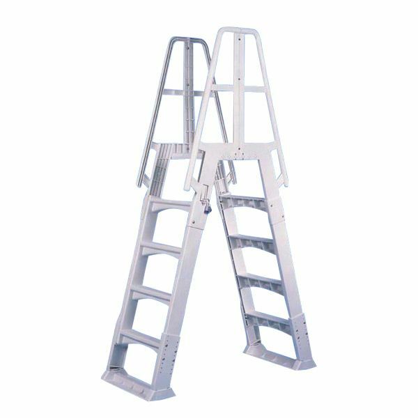 Vinyl Works Slide Lock A-Frame Ladder gallery