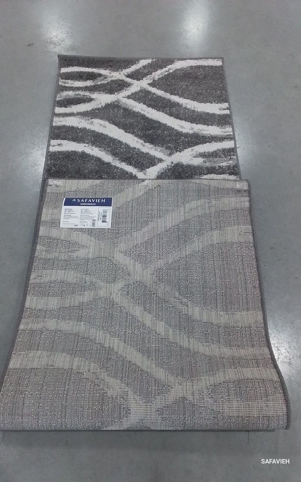 CHARCOAL / IVORY 2'-6" x 8'-0" Damaged Rug, Reduced Price 1172776418 ADR125R-28 gallery