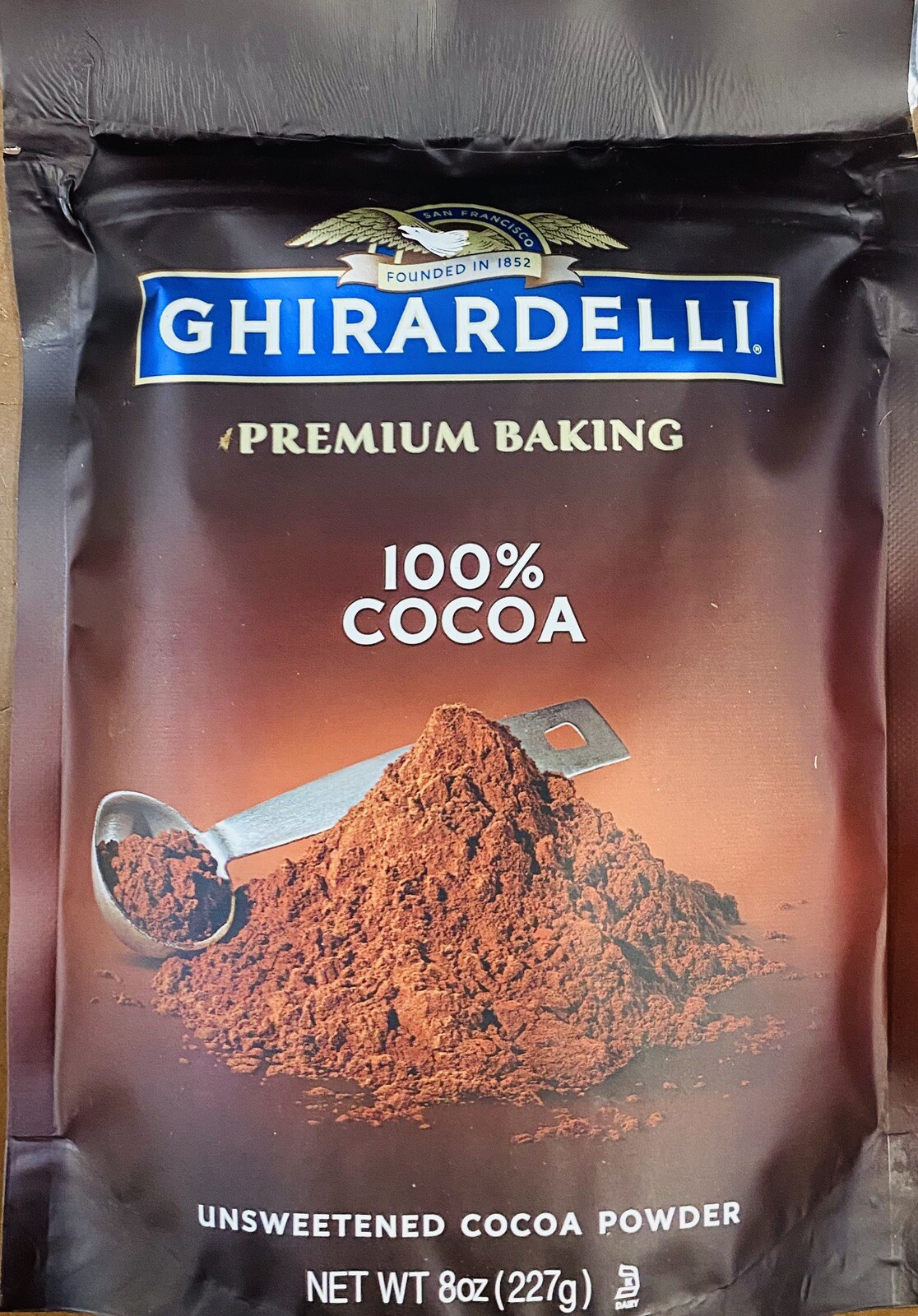 GHIRARDELLI Premium Baking 100% Unsweetened Cocoa Powder 8 oz Bag gallery