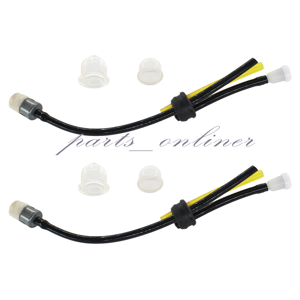 2X FUEL LINE KIT FOR ECHO / MANTIS TILLER 3 HOLE FUEL TANK GROMMET, FILTER, VENT gallery