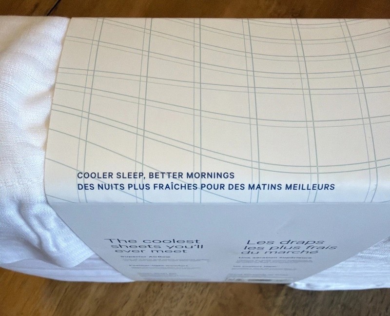 Casper Hyperlite Cooling Grid Weave 100% Lyocell WHITE 4pc QUEEN Sheet Set NWT! gallery