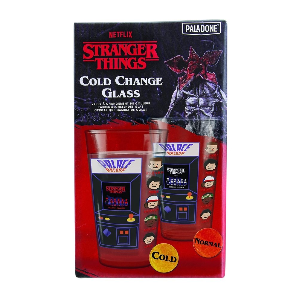 Stranger Things Palace Arcade Machine Colour Change Drinking Glass