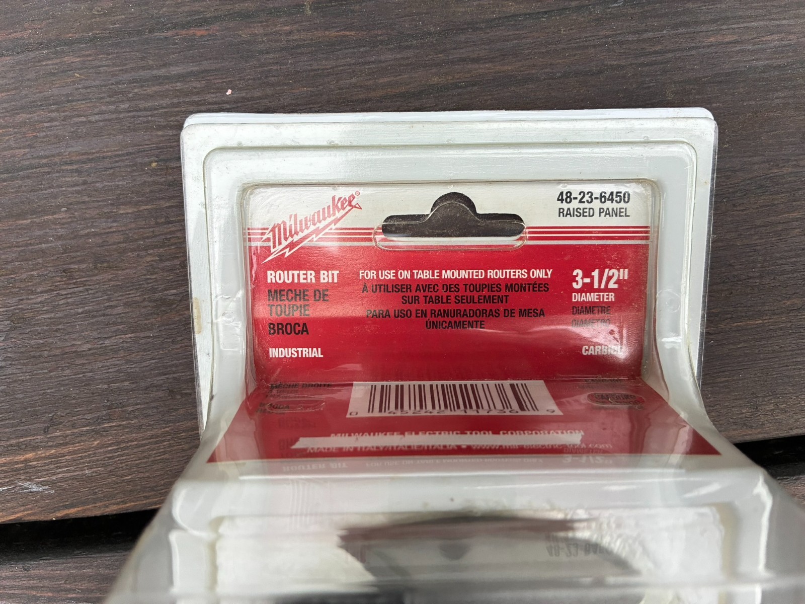 Milwaukee 3-1/2" Diameter Raised Panel Carbide Router Bit 1/2" Shank 48-23-6455 gallery