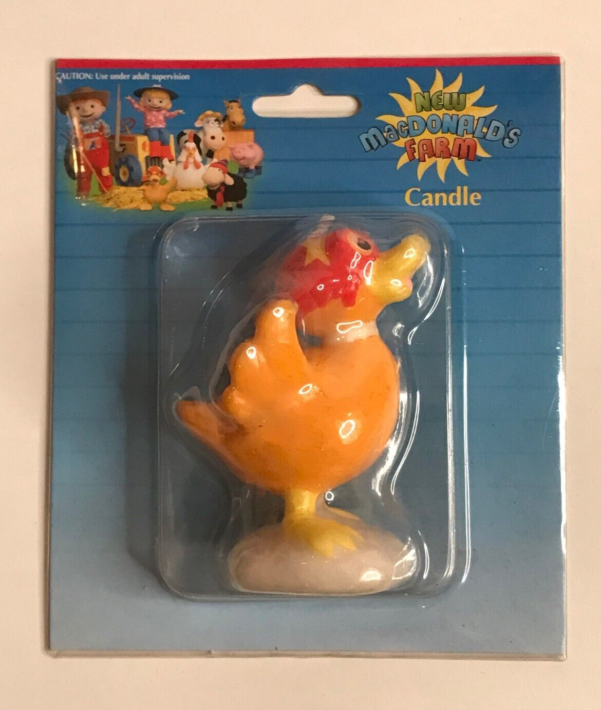New MacDonalds Farm 2004 Dash The Duck Candle In Packet 6.5 cm 7.5 cm gallery