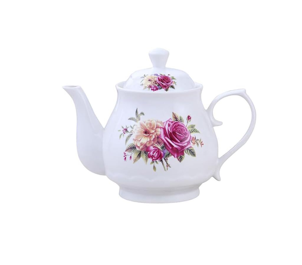 Small Teapot Flower Teapot Ceramic Tea Pot Small Tea Pot for 1 Person Use13oz... gallery