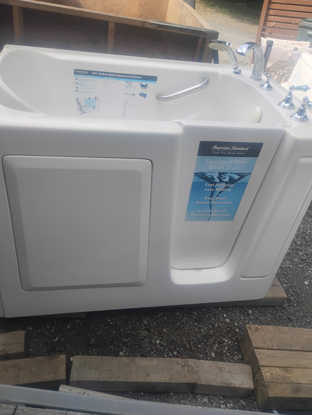 White Walk-In Bath Tub Shower gallery