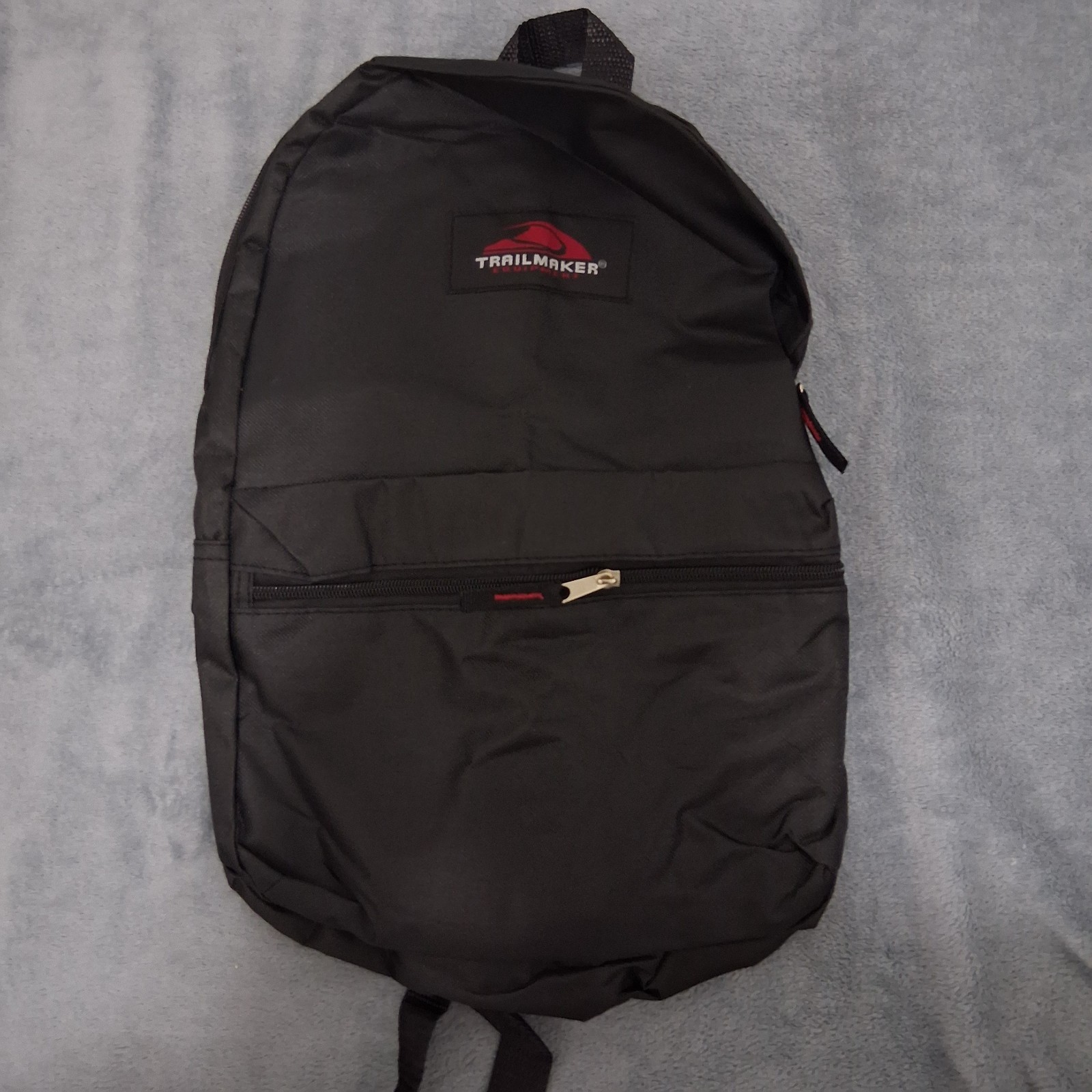 TrailMaker Equipment Black Hiking Backpack Adjustable Straps External Pockets