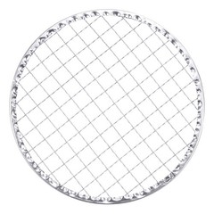5pcs Round BBQ Grill Net 6.5″ Dia Galvanized Iron Barbecue Mesh Mat for Baking