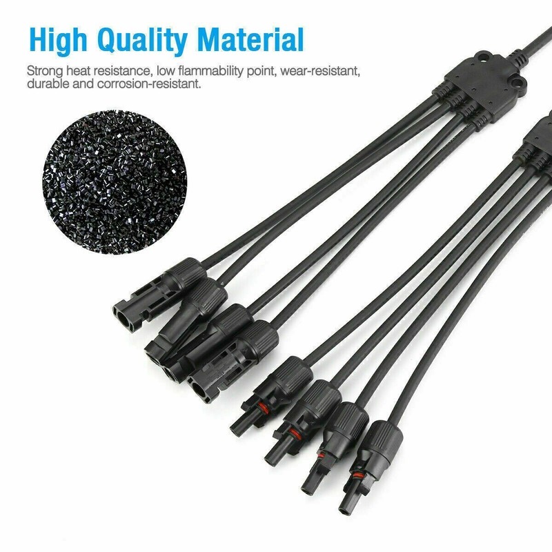 Y Branch Solar Panel Cable Wire Connector MMF FFM Set Wire T Splitter Waterproof gallery
