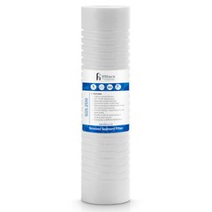 iFilters Sediment Grooved Water Filter Cartridge – 2.5″ x 10″ – 5 Micron –