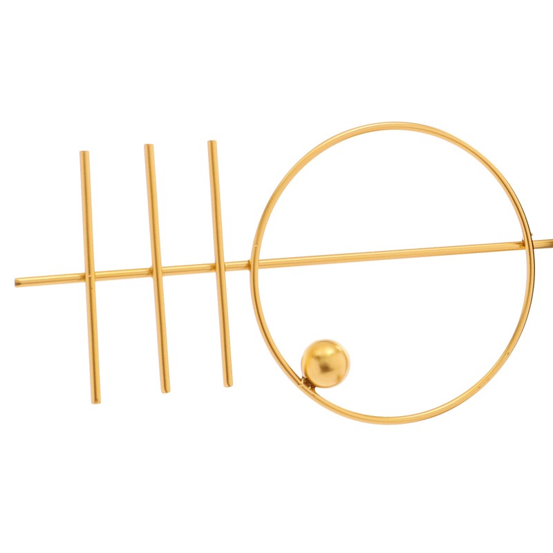 Modern Decorative Wall Clock - Silent Sweep, Elegant Metal Design gallery