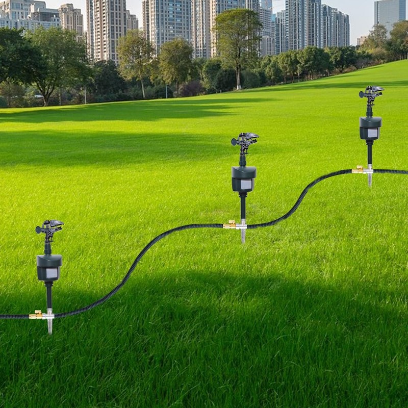 Motion Activated Sprinkler to Deter Animal Cat, Birds, Dogs Repellent Outdoor... gallery
