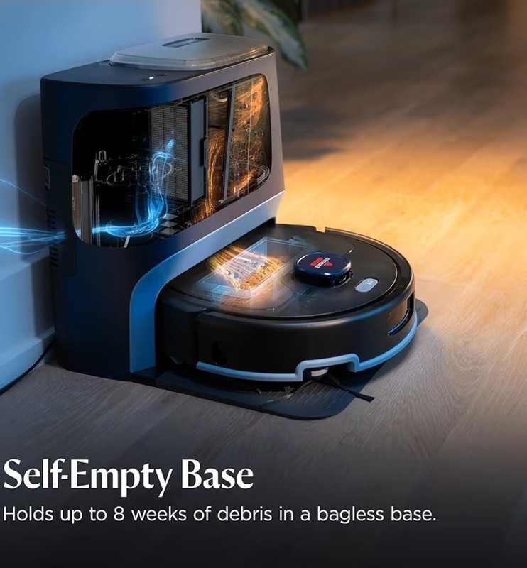 NIB Bissell FlexClean FurForce Robotic Vacuum & Mop LiDAR Robot Vac 180min $599 gallery