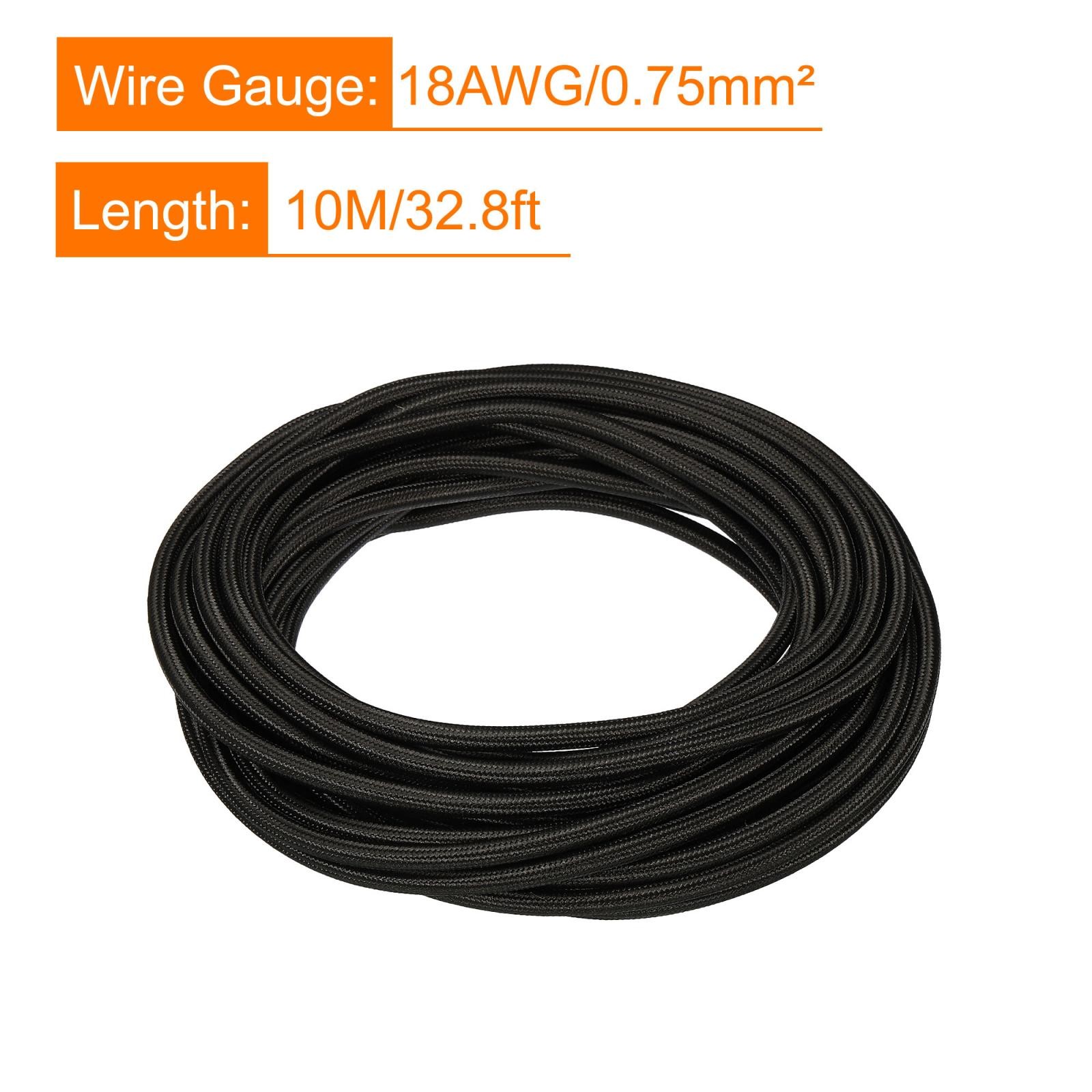 Contort Fabric Coated Wire 2 Soul 18AWG 10m/32.8ft, Black gallery
