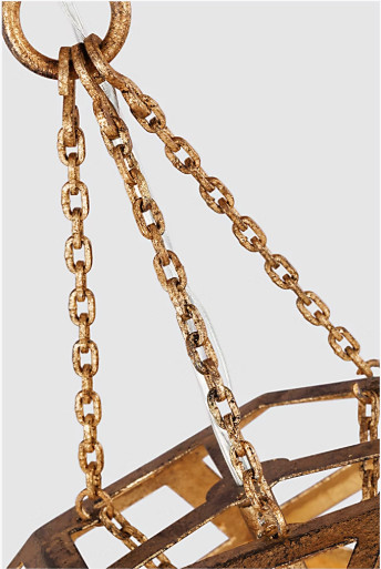 Visual Comfort Feccetta Medium Pendant / Antique Gild gallery