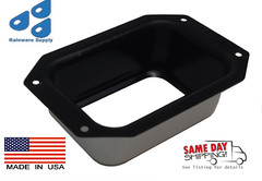 2×3 or 3×4 Aluminum Rectangular flat bottom Gutter Drop Outlet(s)