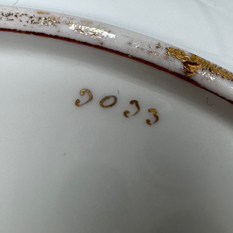 Crown Sutherland England for Stern Brothers Gold Encrusted Salad Plates Set of 3 gallery