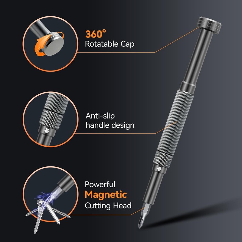 83-in-1 Precision Screwdriver Set - Mini Magnetic Repair Tool Kit for iPhone, PC gallery