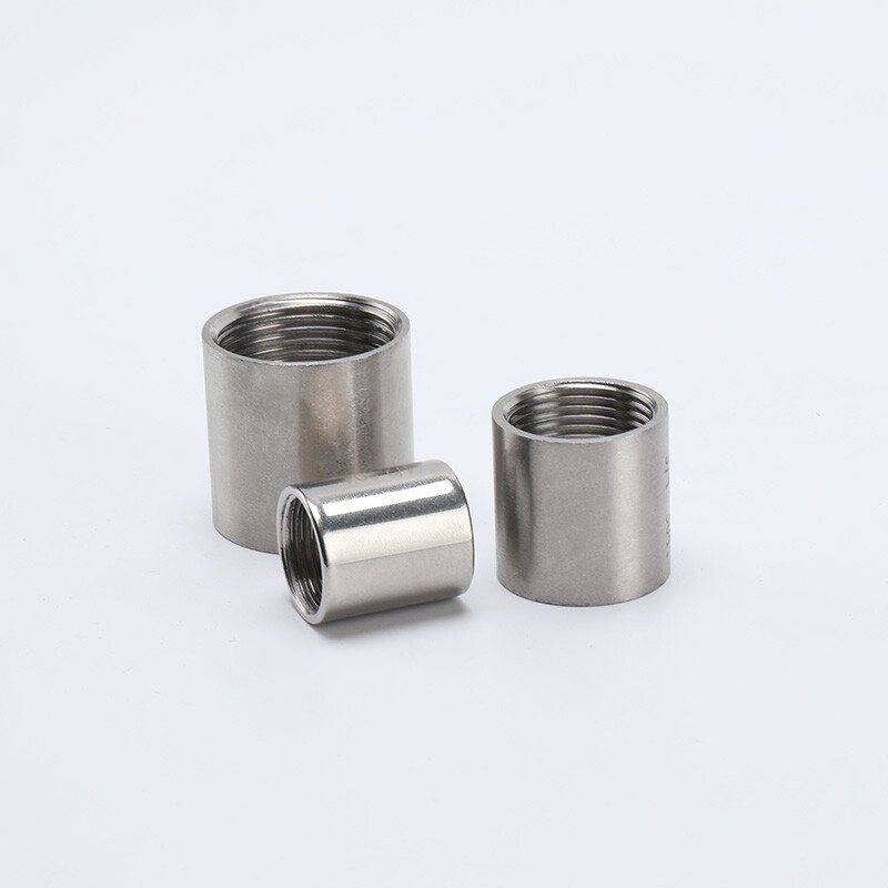 Round Female Thread Connector A2 Stainless Steel 304 Fittings BSP Straight Pipe gallery