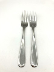 (2) Dinner Forks Oneida stainless Flight Reliance 7 3/8″ Flatware