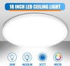 LED Flush Mount Ceiling Light 4-Pack, 18 Inch Thin round Flat Panel Light 36W 46 gallery