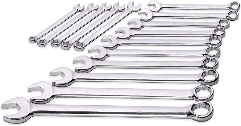 Max Torque 15-Piece Premium Combination Wrench Set, Chrome Vanadium Steel, Long gallery