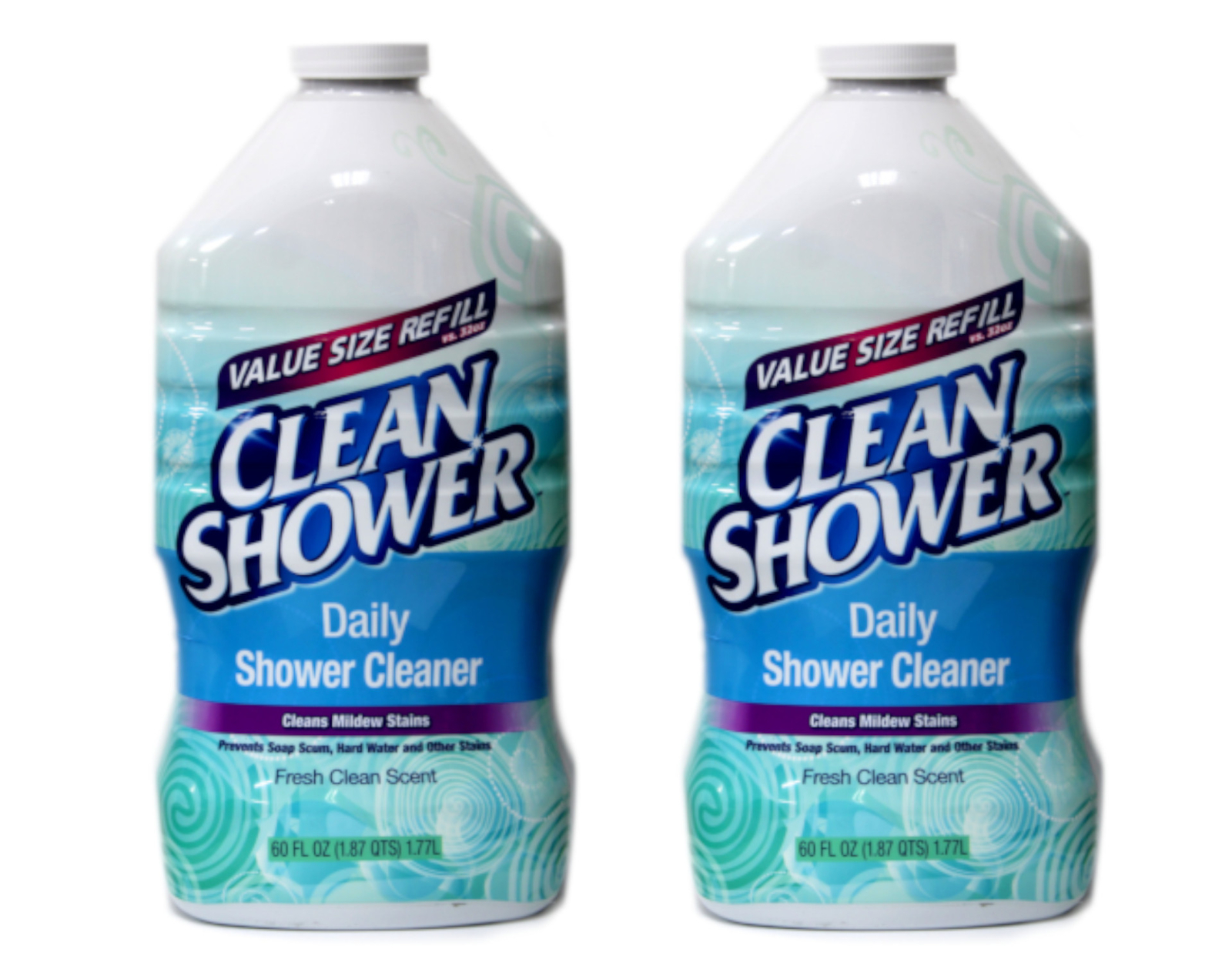 Clean Shower Daily Shower Cleaner Refill, 60 fl oz - Pack of 2 gallery