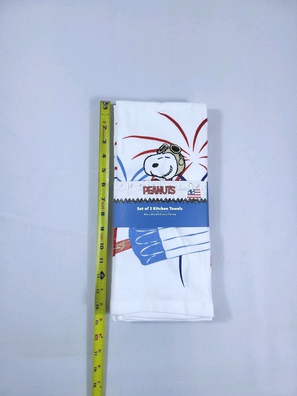 Peanuts New 2026 Snoopy Summer Theme Kitchen Towel Set Of 3, 18 x 28in gallery