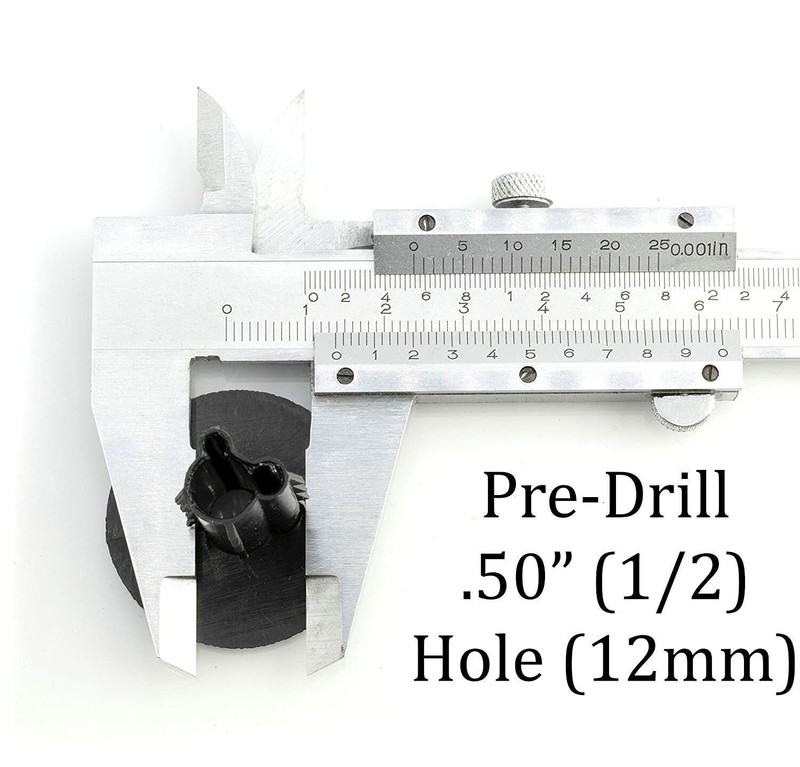 White Single Feed Through Bushing For Coax Coaxial Cable RG6 - 10 Pack gallery