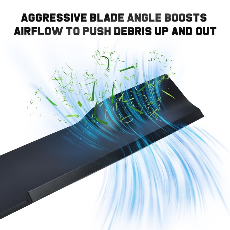 Grasscool Raptor 52 inch Mower Blades Replace Hustler 17 7/8″-Round, black gallery