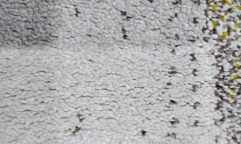 GREY / ORANGE 6'-7" X 9' Pulled Threads Rug, Reduced Price 1172713132 PRL6940F-6 gallery