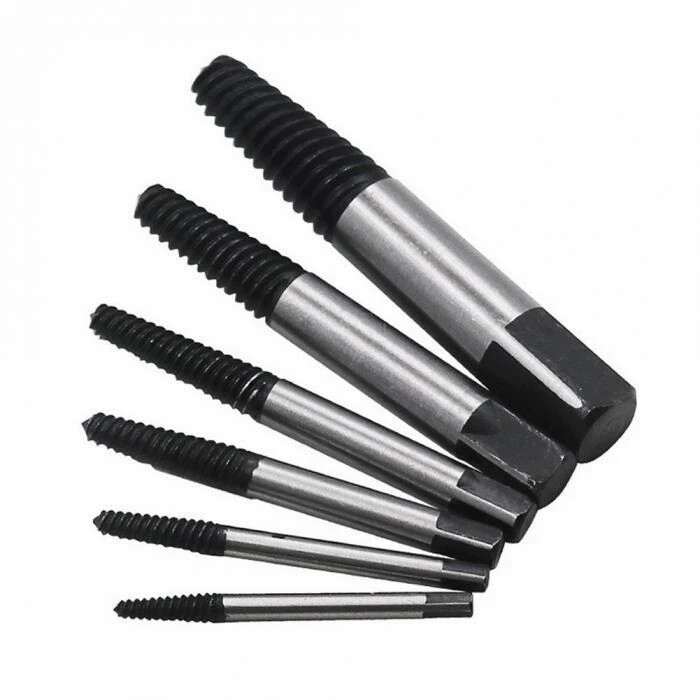 New6Pcs Screw Extractor Set Hex Head Multi-Spline Easy Out Bolt Extractor Set gallery
