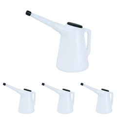 Groz 41901 Plastic Measures with Lid Capacity 2 litre (2 quart). (Pack of 4)