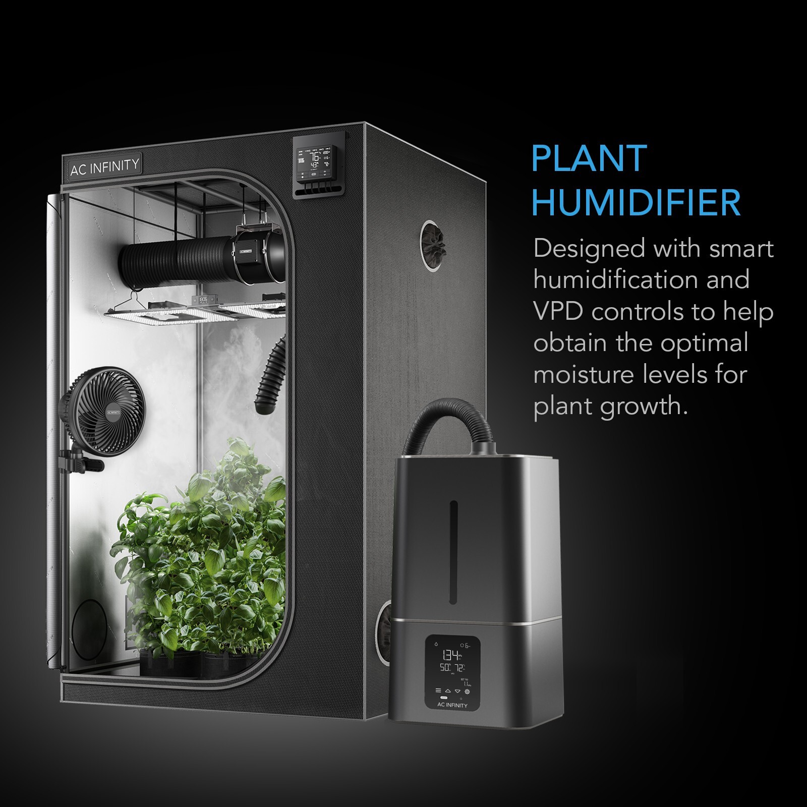 CLOUDFORGE T7, Environmental Plant Humidifier, 15L, Smart Controls gallery