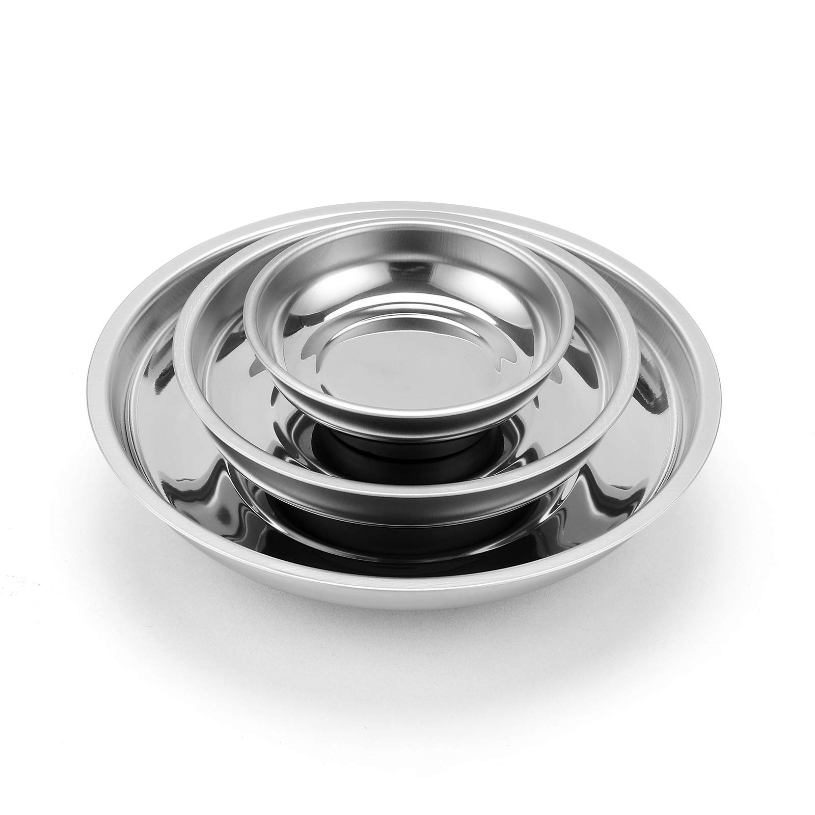Mayouko 3Piece Round Magnetic Trays Set, 3" 4" 6", Trays Tool Holder for Scre... gallery