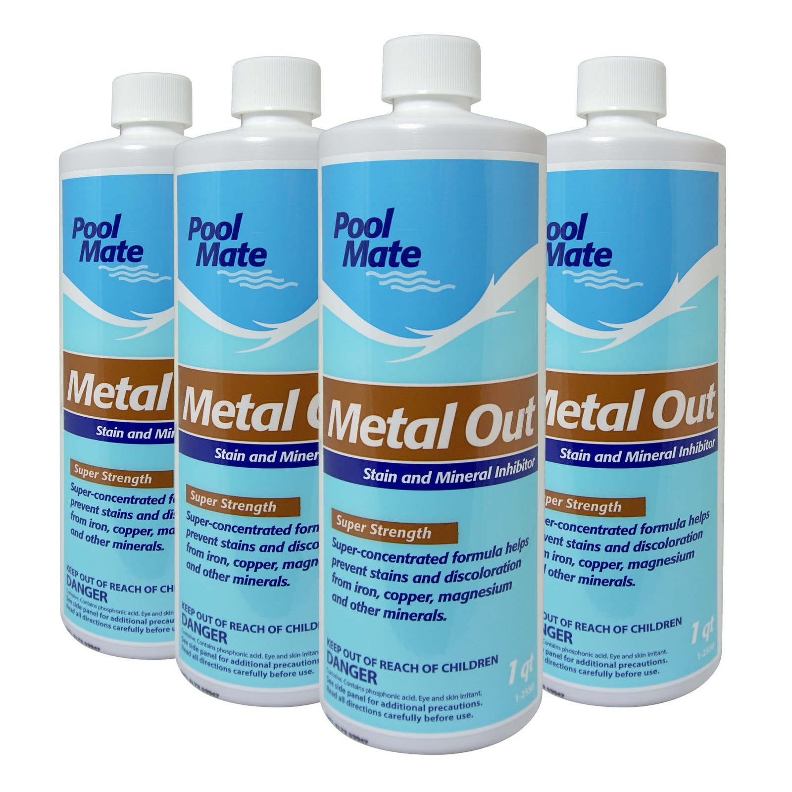 Pool Mate 1-Quart 4-Pack Concentrated Metal Out Stain and Mineral Inhibitor, gallery