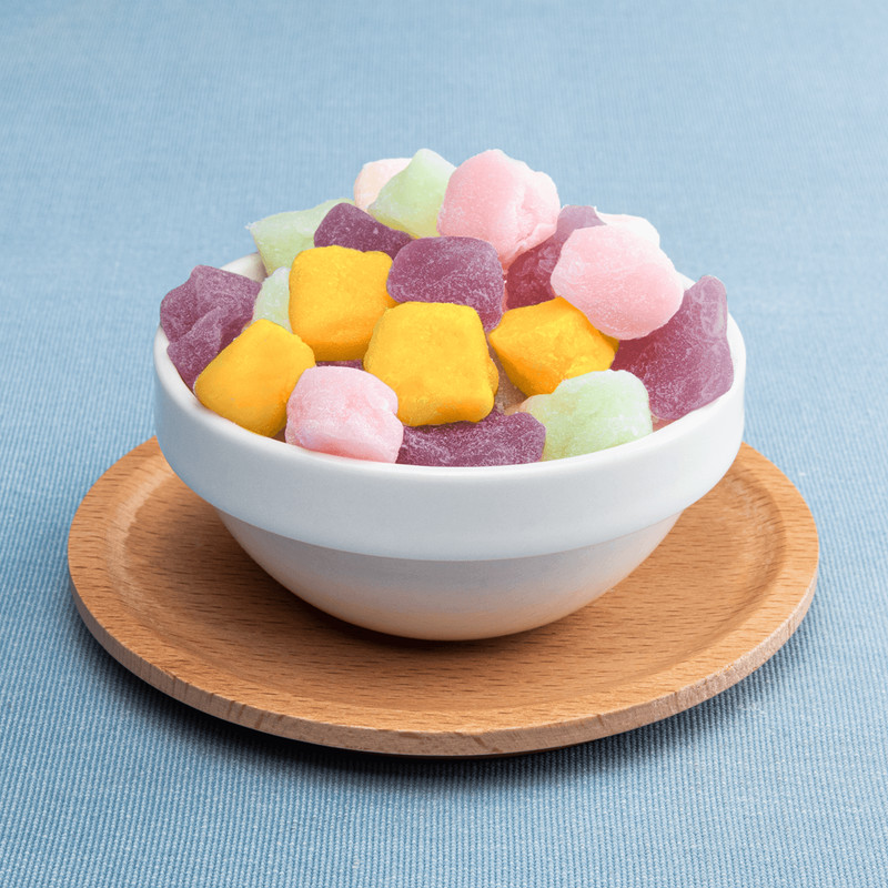 Tea Zone Rainbow Mini Mochi/Rice Cake Snack as Dessert Toppings/Taiwan gallery